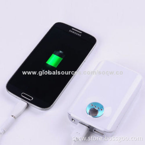 Portable power bank for iPhone with 8,800mAh capacity, dual USB